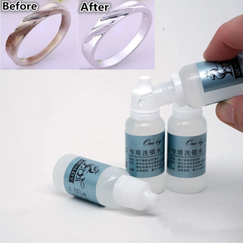 

15ML/Bottle Anti-Tarnish Silver Gold Cleaner Jewelry Polishing Liquid Cleaning Tools