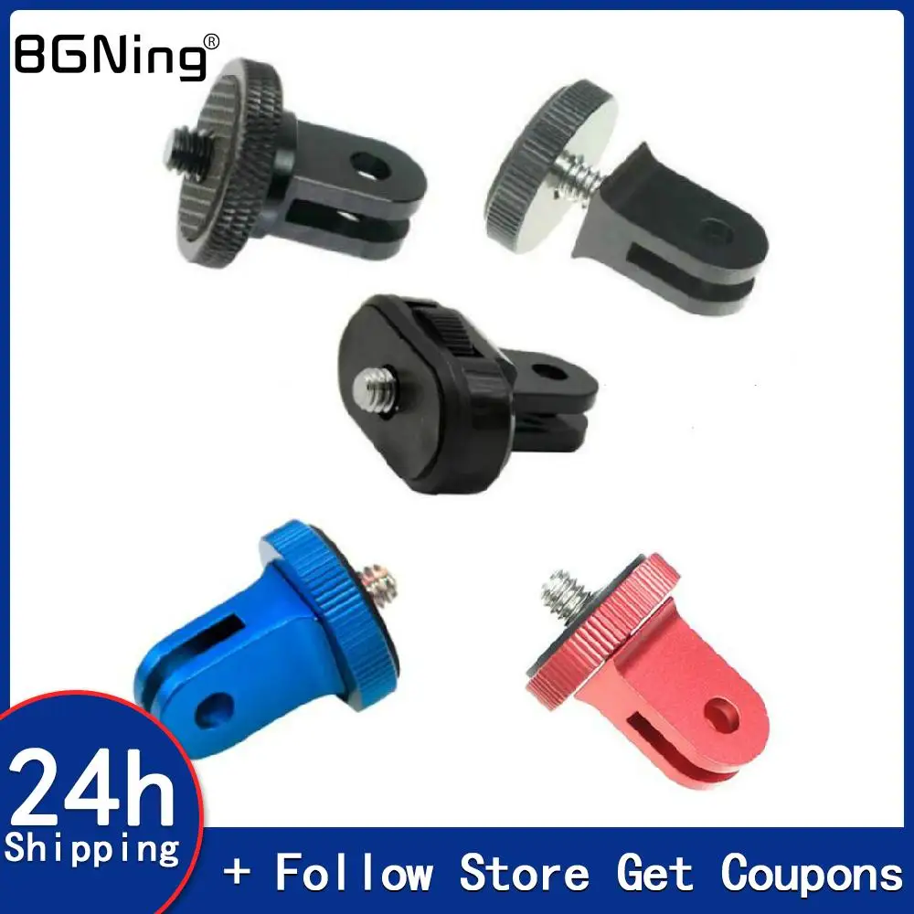 

1/4 inch Mini Tripod Adapter Mount for GoPro10 9 8 Sjcam M10 Xiaomi Yi 4K Eken Insta360 R X for DJI Action Camera Holder Bracket