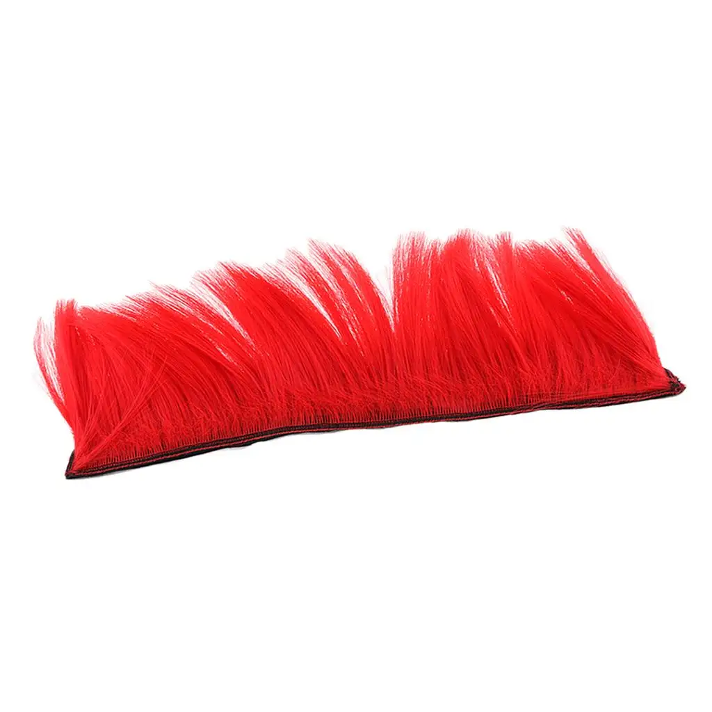 

2x Hawks Motorcycle Hair Skinhead Costumes , Red Black