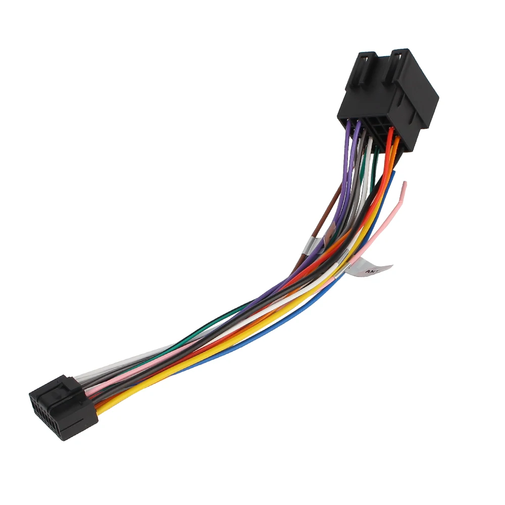 

Разъем кабеля ISO, 16-контактный переходник для автомобильного стерео mp5-плеера ALPINE 2Din, аудиоконвертер, Трансвертер, автомобильные аксессуары