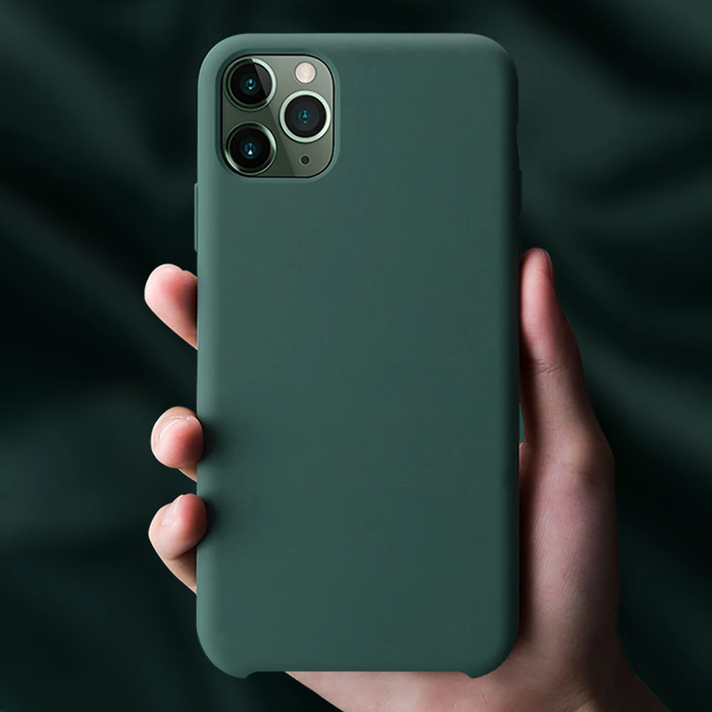 

Жидкий силиконовый чехол для iPhone 11 Pro Max, высококачественные чехлы для телефонов iPhone 11 Pro Xs Max X Xr 7 8 Plus