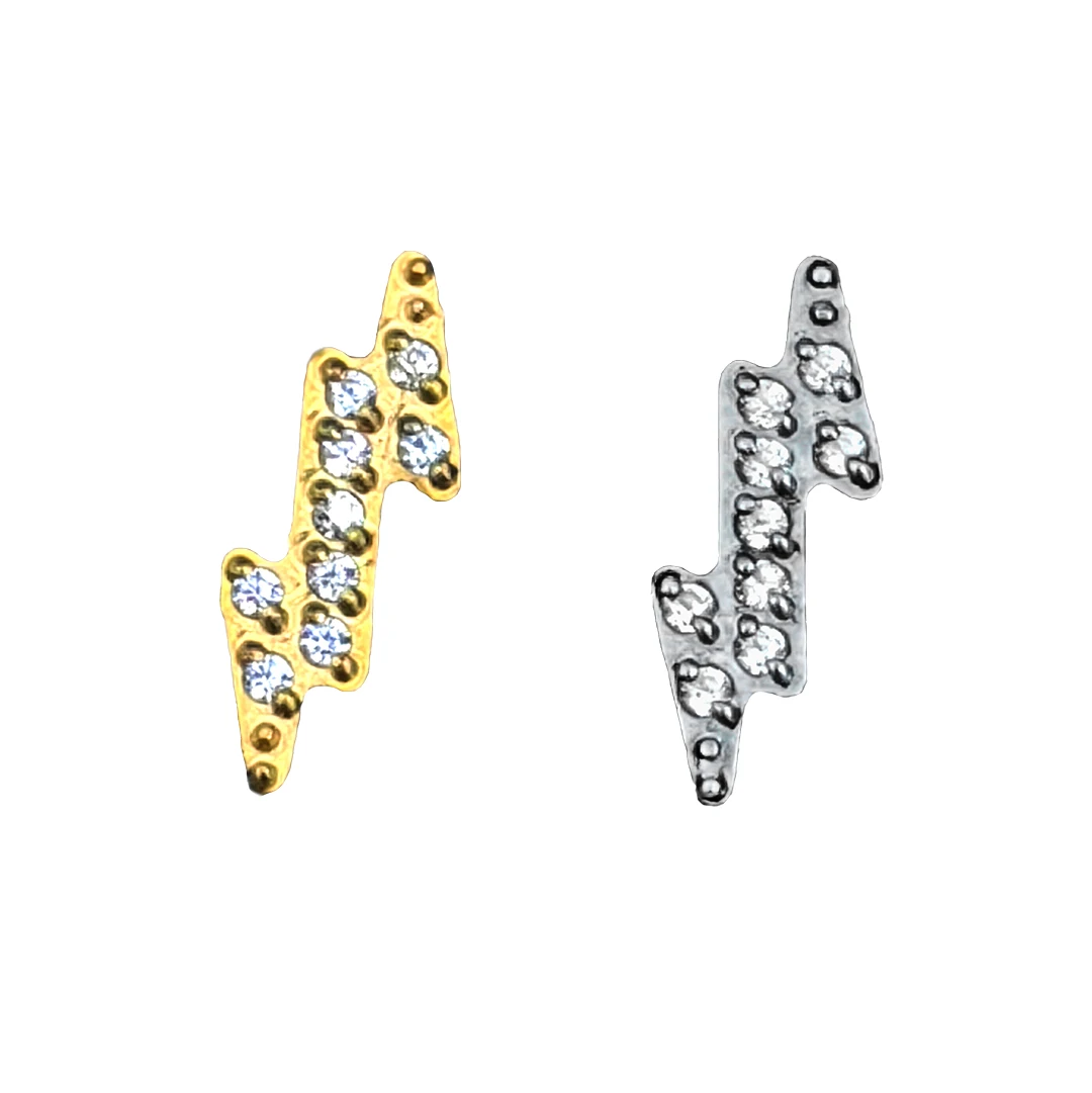 Украшения для пирсинга из титана, 16 г, 14 г