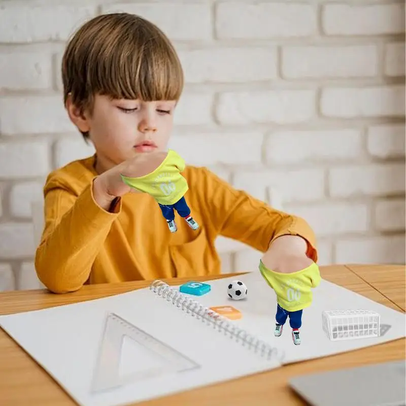 Футбольный комплект на палец забавные куклы футбольный набор детские игрушки