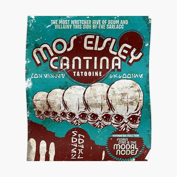 

Плакат с надписью Cantina, Настенная роспись, смешная винтажная печать, настенное украшение для комнаты, Декор для дома, без рамки