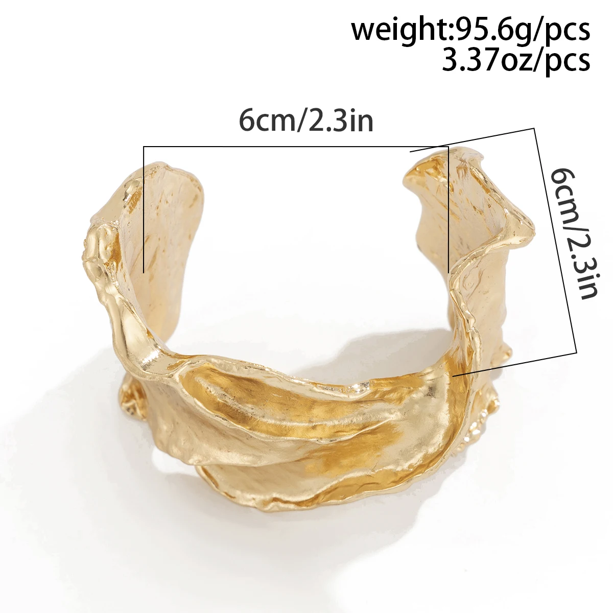 Элегантные Геометрические X-образные Широкие Открытые Браслеты-манжеты Для