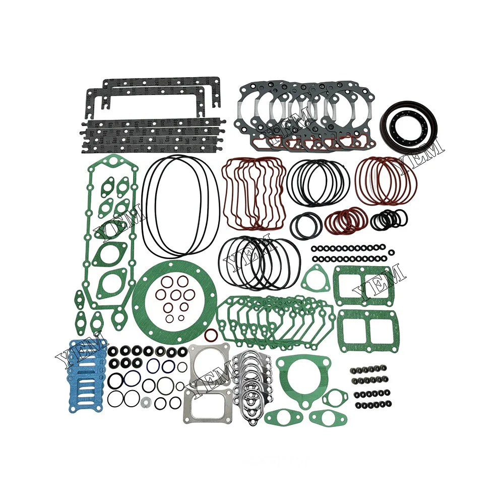 6D125 Overhaul Gasket Kit With Head For Komatsu Diesel Engine kit