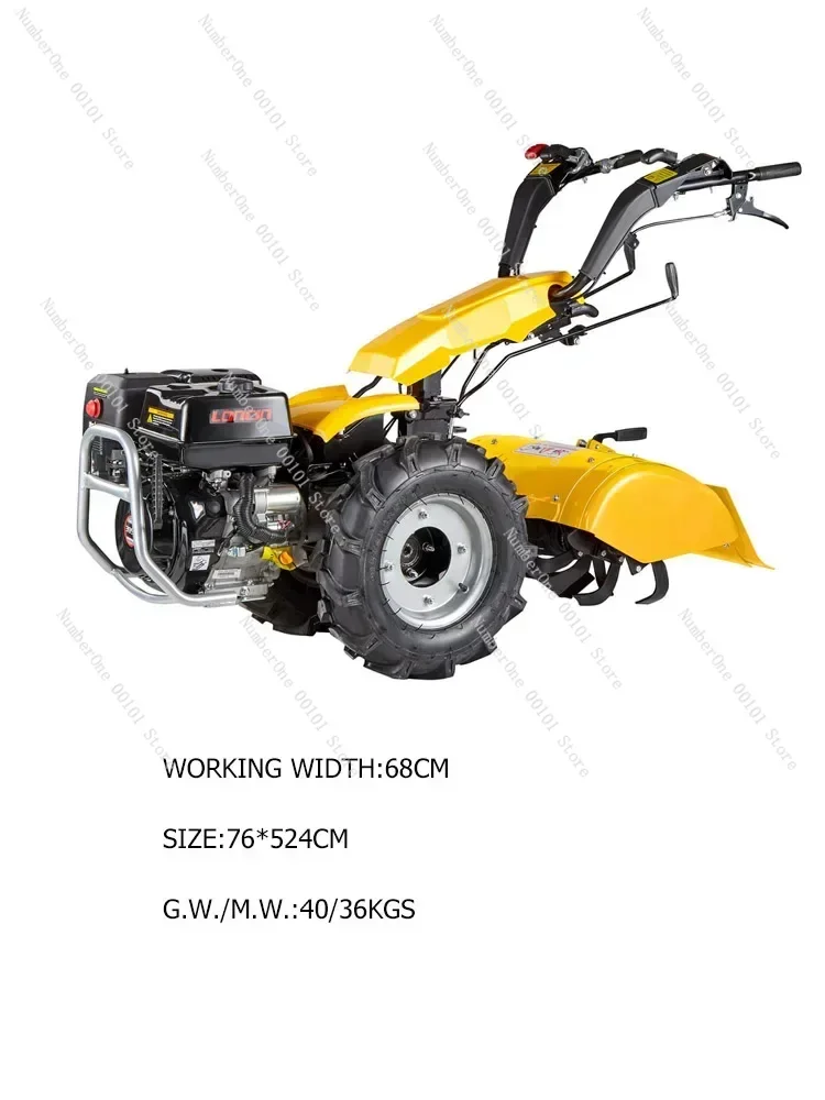 Газонокосилка травокосилка Scythe 7 в 1 функциональный двухколесный трактор