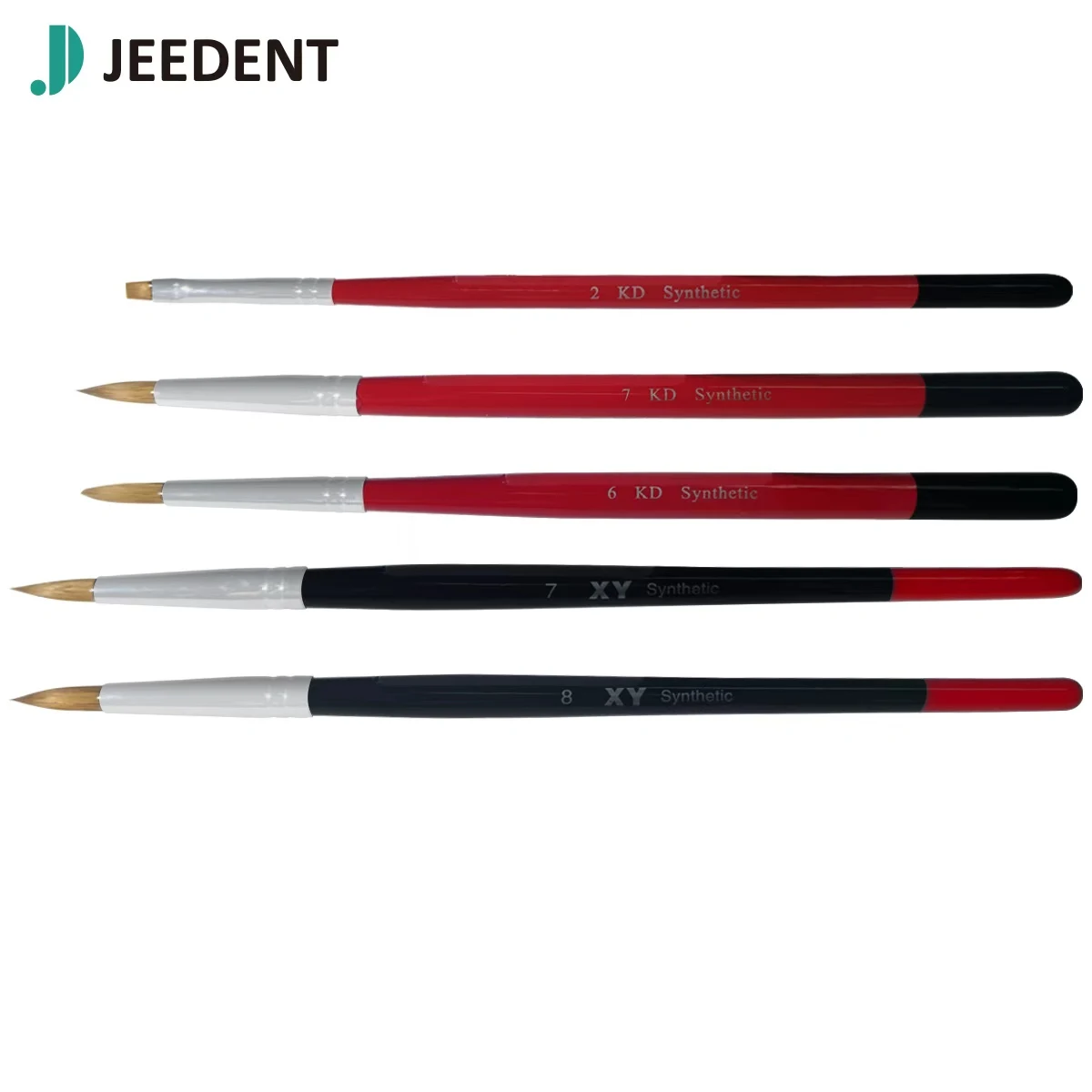 Фото JEEDENT 1 шт. Зуботехническая кисть-ручка для работы с фарфором - Профессиональный инструмент для моделирования глазури при реставрации зубов в зуботехнической лаборатории №5