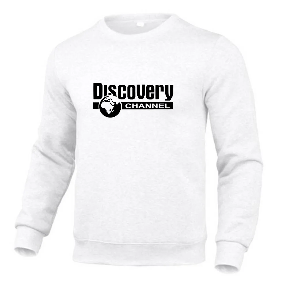 

Discovery Channel Sign Sweatshirts Hiking Cycling Mountaineering Men's Women Sportwear Couples Pullover Jogger Workout Tops 3xl