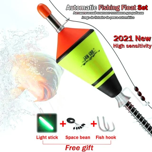 New 1Pcs Portable Automatic Carp Fishing Float Tackle Accessries Fast Fishing Artifact+Ccessories Set Outdoor Fishing Device Hot 1