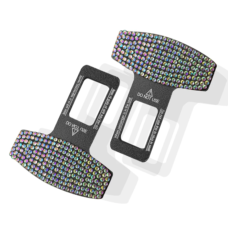 

New Hidden Car Seat Belt Buckle Head Bayonet Muffler Multi-functional Auto Decoration Diamond Car Accessories Interior for Woman