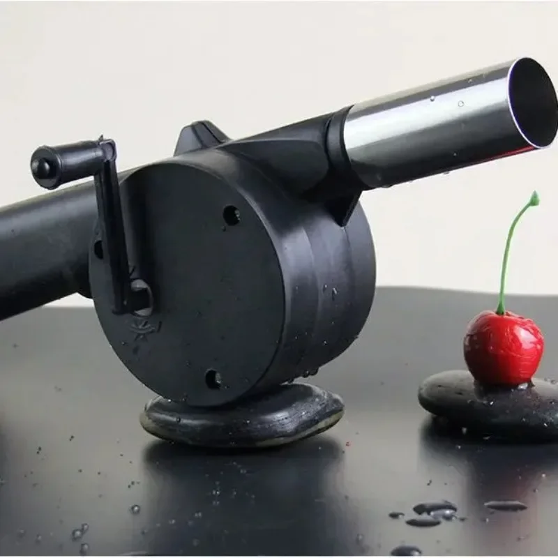 Портативная ручная воздуходувка для барбекю подставка сгорания с сильным огнем