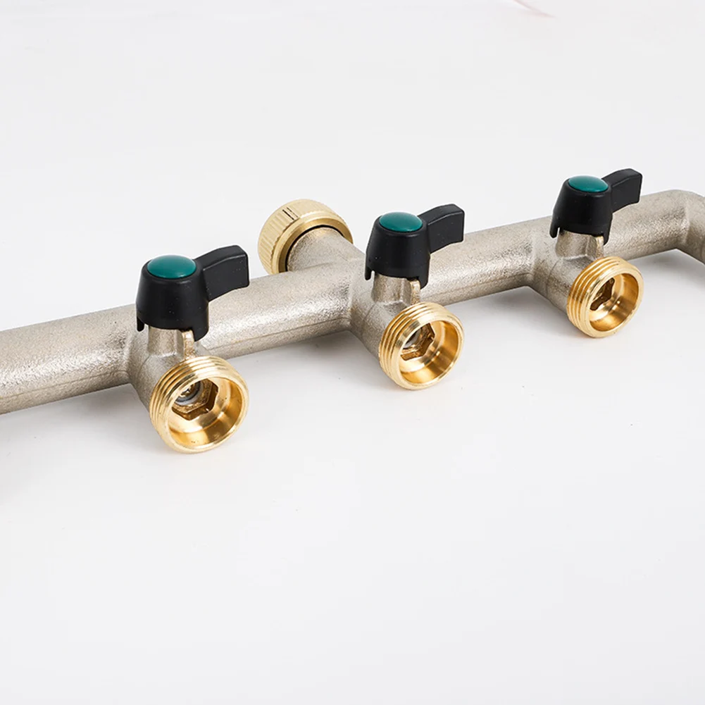 

Water Distributor 5-way Distributor None 0 - 10 Bar 0 - 90°C 1pcs 3/4 Inch 308x85x50mm 5 Garden Hose 5-way Brass