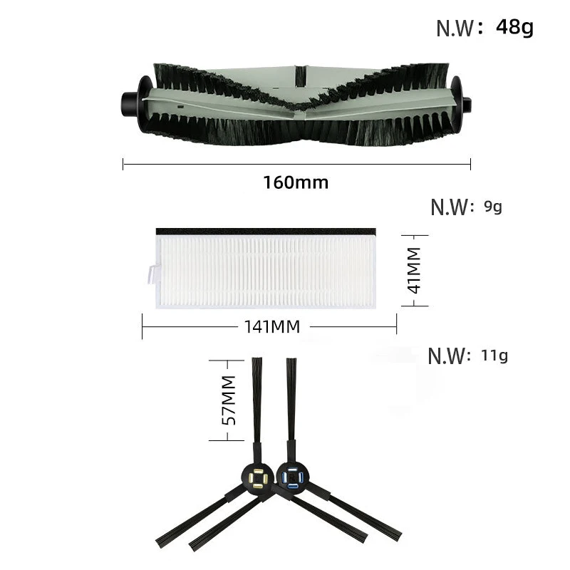 Сменные детали для робота-пылесоса ILIFE T20s