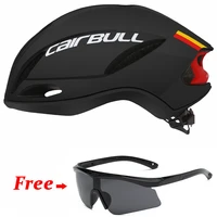 free glasses aero cairbull road mountain bike helmet aerodynamic breaking wind bicycle riding helmet in mold technology make