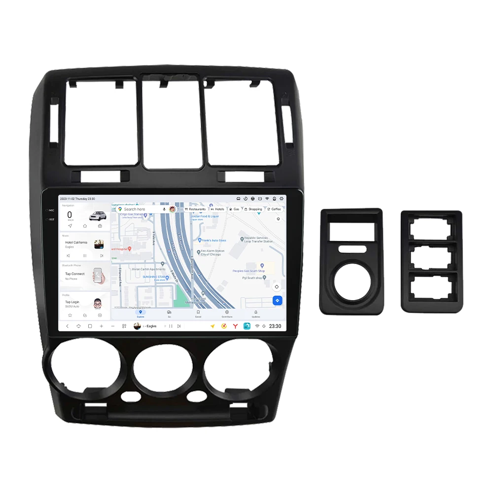Экран 2000*1200 A7870 Android 13 Carplay авто мультимедийный автомобильный радиоплеер для Hyundai