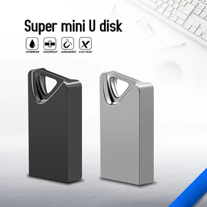 Mini Metal USB 2.0 Flash Drive 8GB 16GB 32GB 64GB Custom LOGO Pen Drives Gifts Memory Stick Real Capacity U Disk