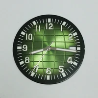 watch accessories 32mm dial checkered fontc3 green luminous hands nh35364r7s movement nh35 case