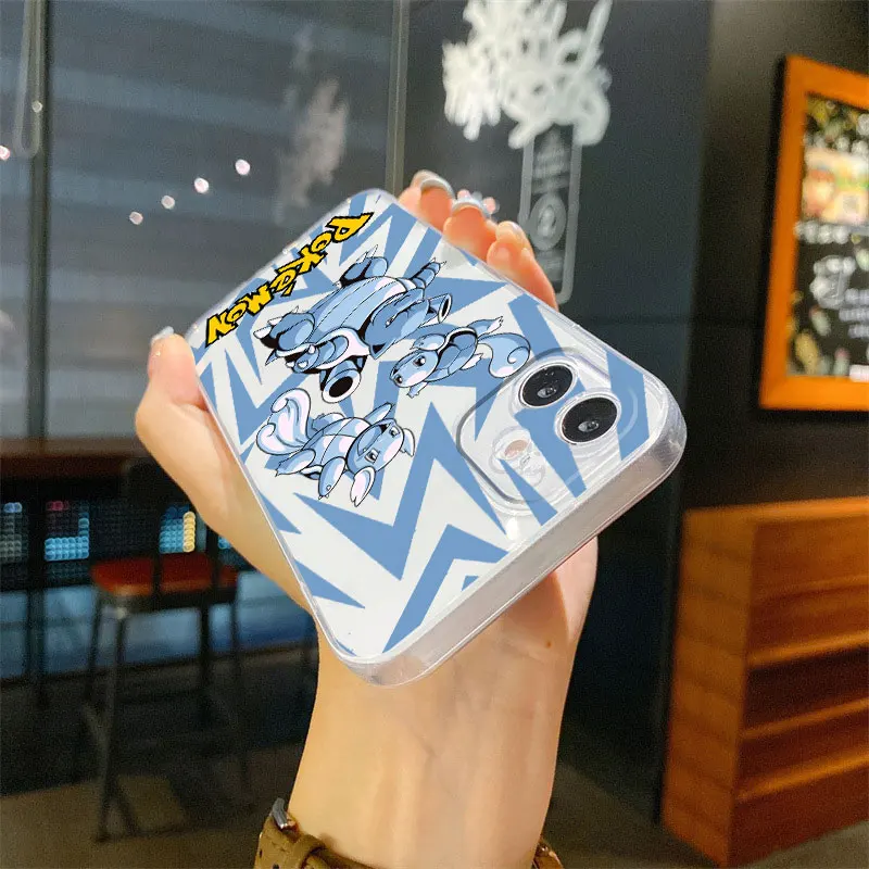 Чехол для телефона с изображением Покемона Пикачу Apple iPhone 15 16 Pro XS Max 13 14 Plus XR SE 7 8 12 11