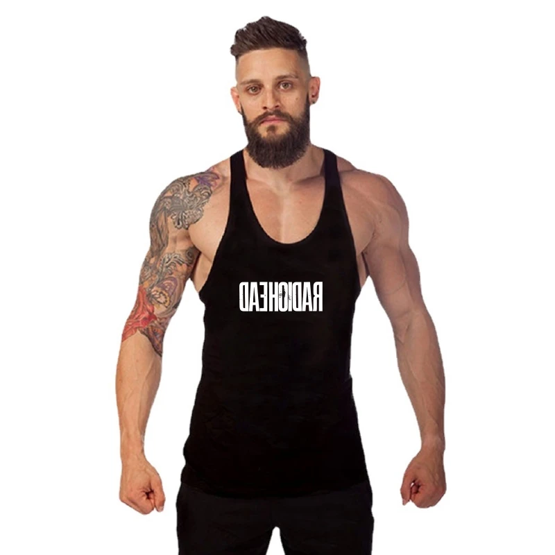 

Men tank tank top men Radiohead Backwards Soft Fitted 100% Cotton Gym t-shirt man Custom Mens Gym t-gym Gym t-shirt man & Gy