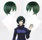 30 см темно-зеленый короткий парик косплей аниме ююютсу кайсен Zenin Mai Косплей Костюм термостойкий женский парик из фильма