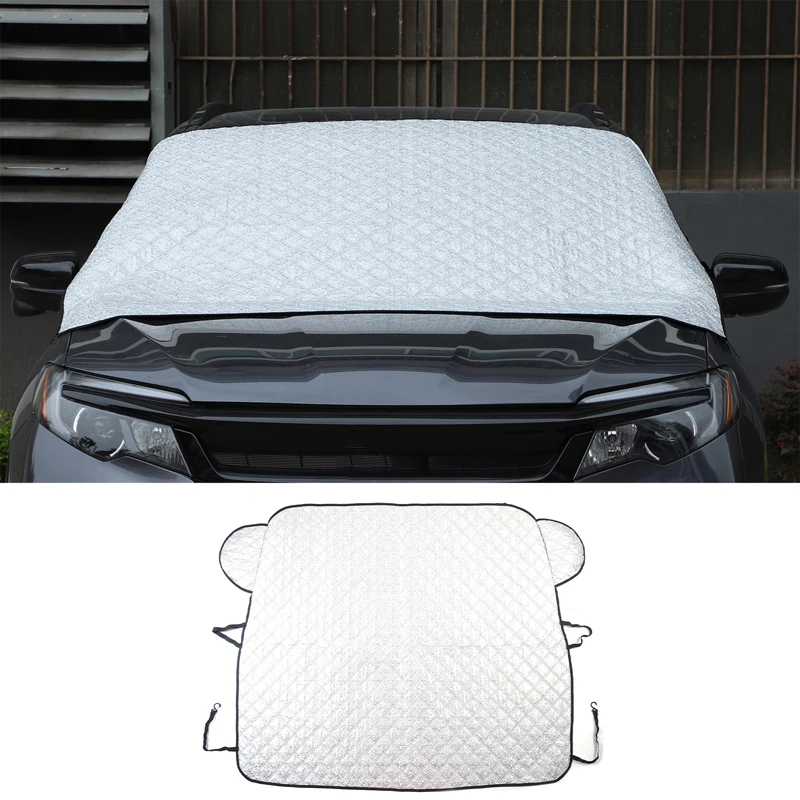 

For 2023-2024 Honda Pilot Car Windshield Snow Anti Frost Cover Windproof Winter Ice Snow Shield Trim Accessories (Medium SUV)