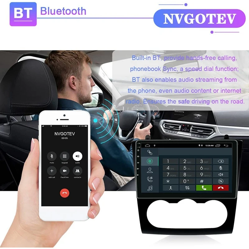 9 дюймовый Android 1 автомобильный навигатор стерео мультимедийный плеер GPS радио для