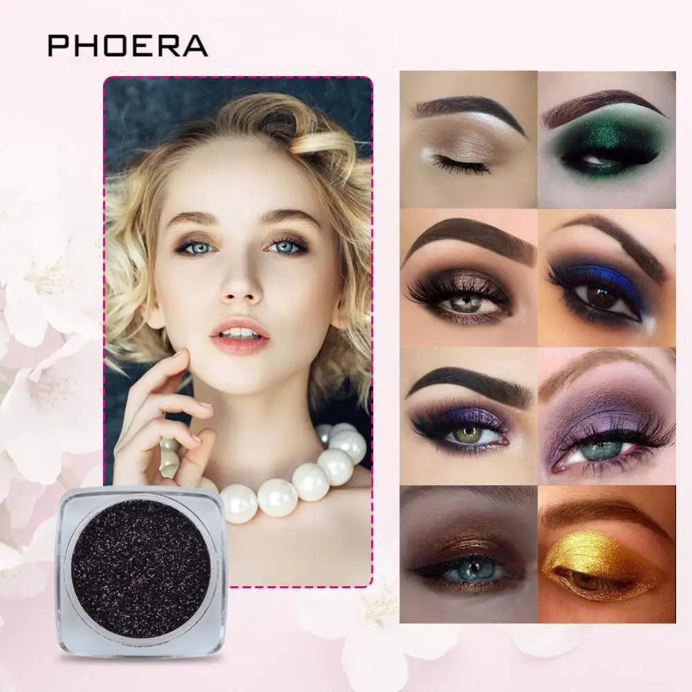 

12 Color Shimmer Monochrome Eyeshadow Glitter Eyeshadow Palette Makeup Diamond Glitter Metallic Shiny Holographic Shadows