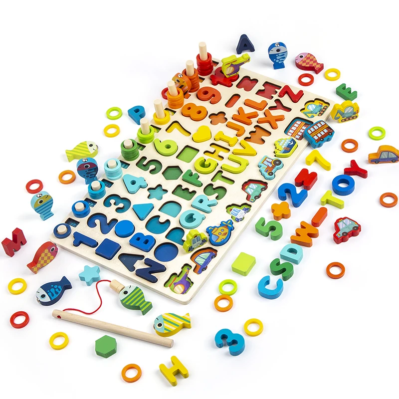 WEMMICKS деревянные буквы правописания арифметическая доска цветной познавательный