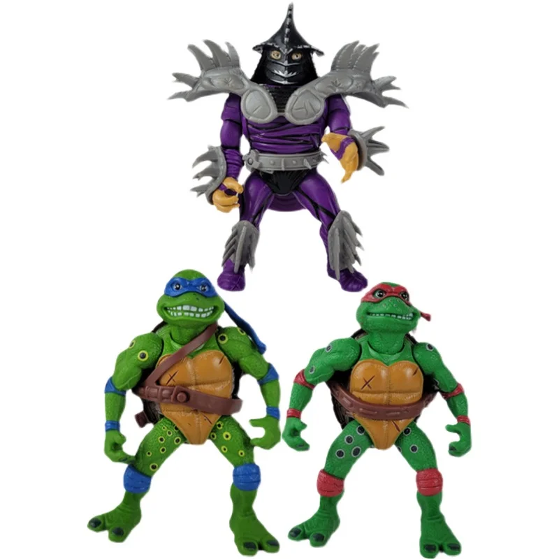

Mutantses Ninjaturtless Vintagees Limiteds Editionesv Shredderes Villaines Model Toy Collectible Desktop Ornament