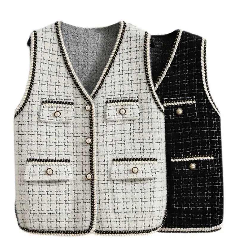 Женская одежда большого размера 2024 Модный женский осенний Новый контрастный