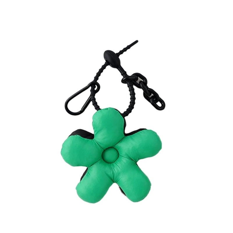 

Flower Keyring Filled Cotton Lanyard Keyholder Upgrade Bag Pendant Lovely Keychain for Car Keys Accessories Keycord 57BD