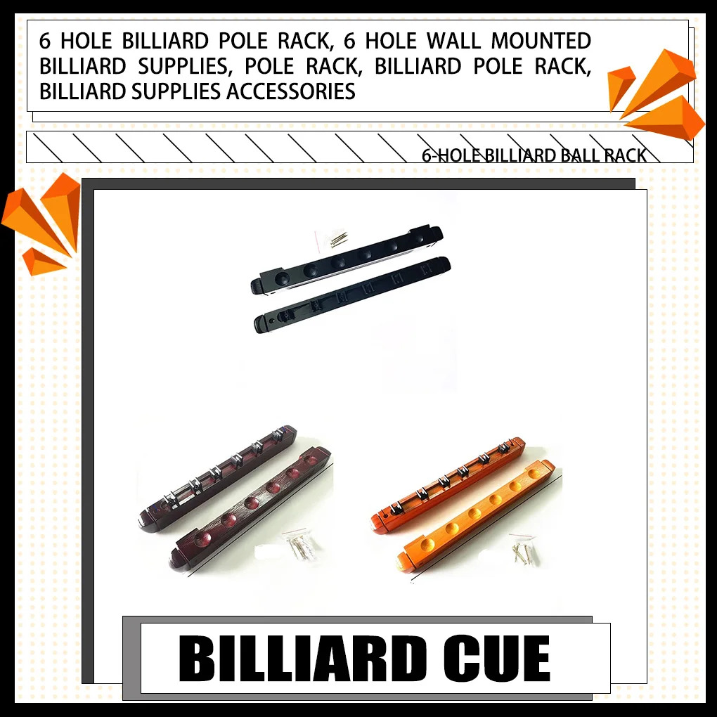 

Billiard Cue Holder Professional Fishing Rods Fixing Shelf Cues Rack