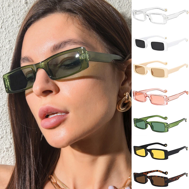 

Retro Small Square Sunglasses Cycling Goggles Women UV400 Fashion Shades Glasses Anti-UV Outdoor Travel Fishing Hiking Eyewear