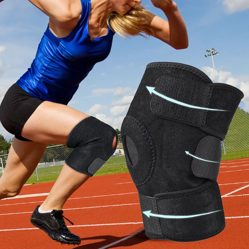 

1 шт., регулируемый наколенник для занятий спортом на открытом воздухе