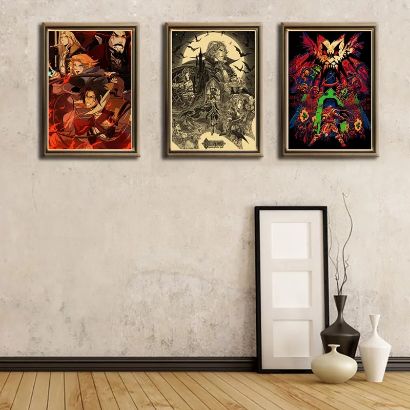 Аниме Castlevania Ретро плакат крафт-бумага бумажные игровые плакаты картина наклейки