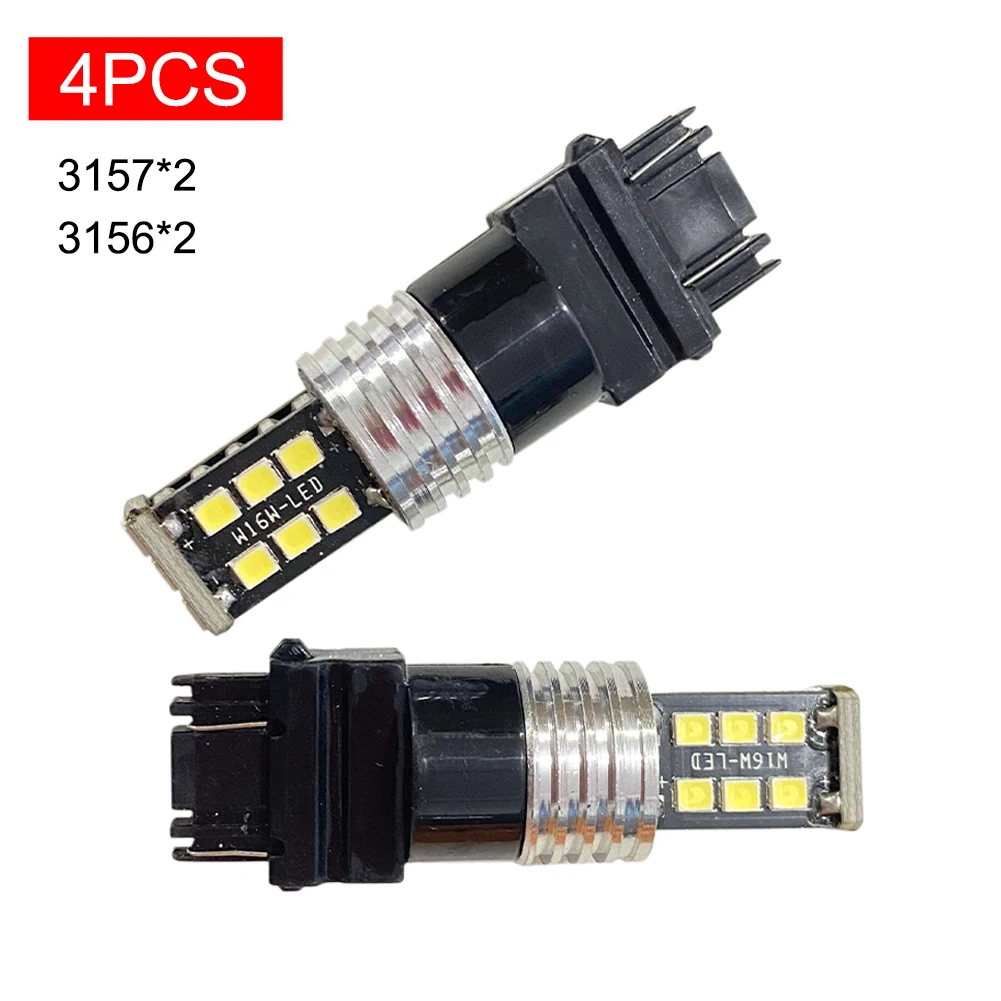 

3157 3156 Car LED Bulbs 2835-15-SMD 12V 6000K White DRL Light Daytime Running Light Tail Light Turn Signal Car Accessories