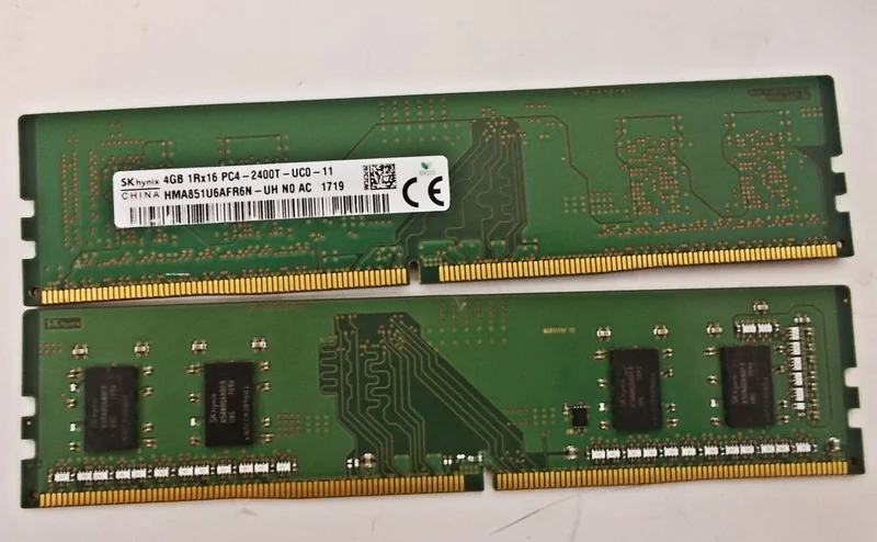 

RAM 4GB 1RX16 PC4-2400T Desktop Memory DDR4 4G 2400