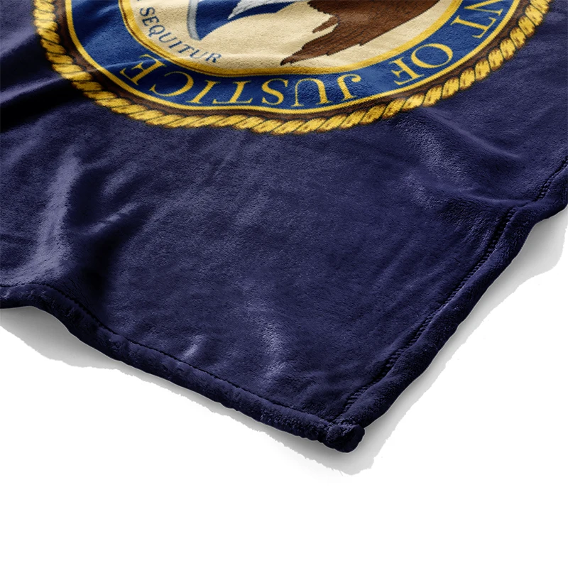 Фото Aertemisi Соединенные Штаты Департамент справедливости Doj Seal Одеяло для маленьких, средних и больших собак, кошек, щенков, котят, дивана, дивана, кровати, декор №3