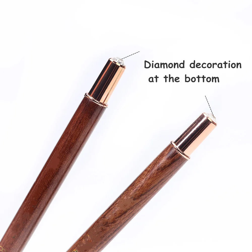 2021 Kolinsky Hair Mahogany Wood Handle with Silver Ferrule Round Shaped Acrylic Nail Brush | Brushes