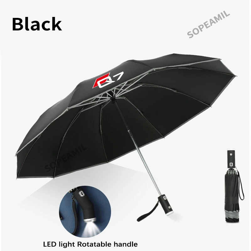 

Автомобильный Автоматический складной зонт для защиты от солнца Audi A3 A4 A5 A6 A7 Q3 Q4 Q5 Q7 RS3 S4 S5 TT, светоотражающий солнцезащитный козырек, автомобильные аксессуары