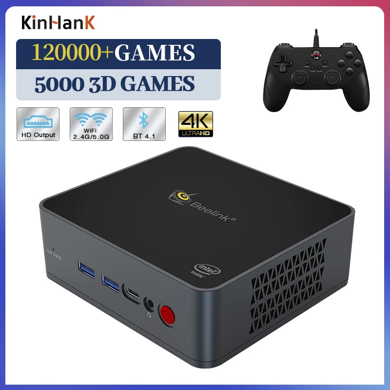 Beelink супер консоль X PC Lite Ретро видео игровая с 85 + эмульаторами 120000 игр для