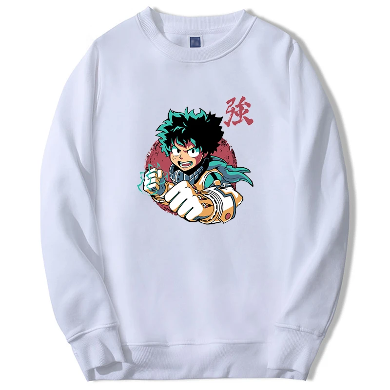 

My Hero Academia Hoodie For Men/women Anime Bakugou Boku No Hero Graphic Sweatshirt Casual Round Neck New Hoody Deku Pullover