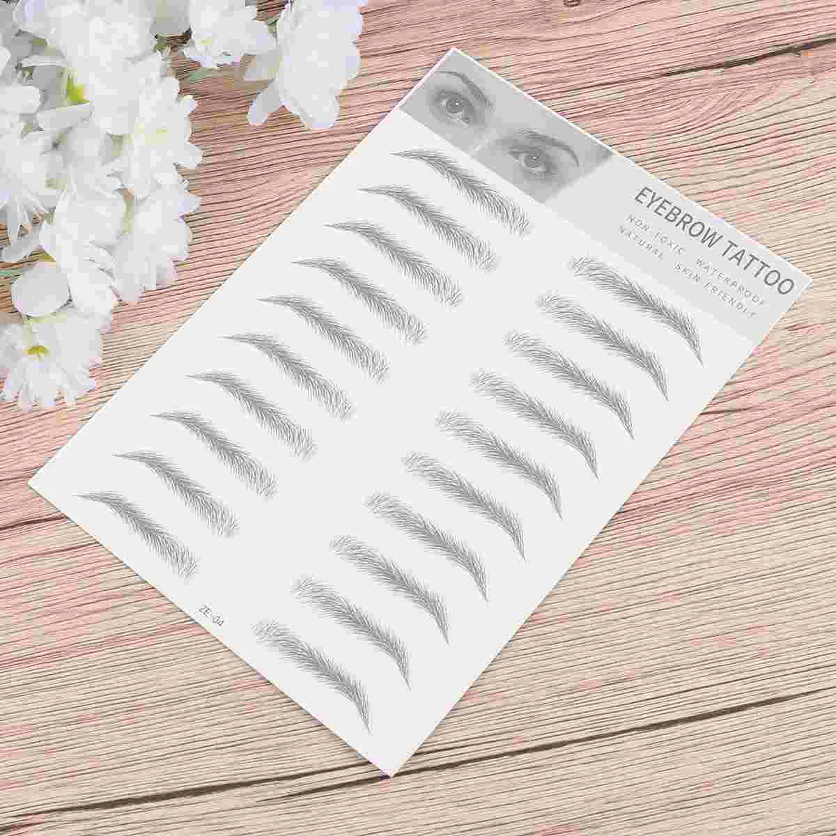 

Sticker Stickers Brow Transfer Fake Hair Grooming Shaping Makeup Peel Off