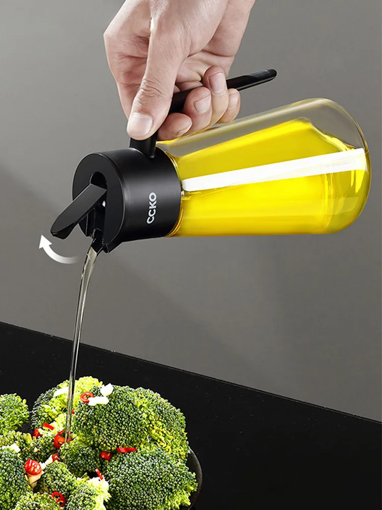 

Glass Olive Oil Bottle Oil Dispenser Pot Leakproof Sauce Vinegar Bottle Gravy Boat Oil Pourer Bottle For Cooking Honey Dispenser