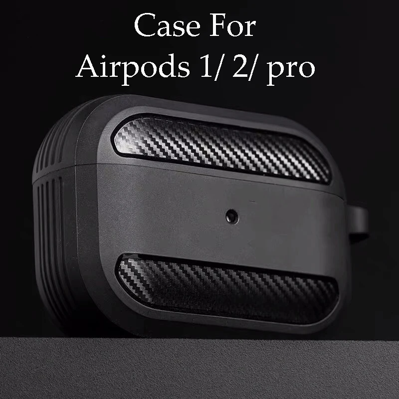 

2021 Cover For Apple Airpods pro Case NEW 3 Carbon Fiber tpu Earphone Accessories Wireless Bluetooth Cover For Airpods 2 3 Case