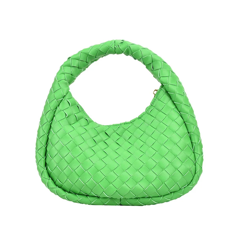 

Новинка 2022, модная женская сумка для покупок, высококачественные Сумки из искусственной кожи с переплетением на подмышках для женщин, роскошный дизайн, трендовая сумка через плечо, женские сумки