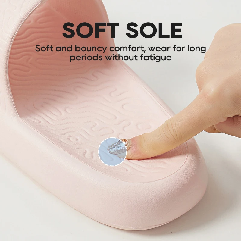 UTUNE/мужские летние нескользящие домашние тапочки для ванной комнаты с облачным