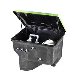 

Swimming Pool Pump and Filter Sand Tank all stet in Technology Box