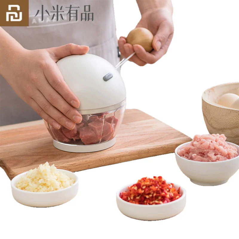 

Hot Youpin Meat Grinder Vegetable Fruit Chopper Food Processor Shredder Manual Meat Slicer Cutter Blender Chopper Smart Home Mi